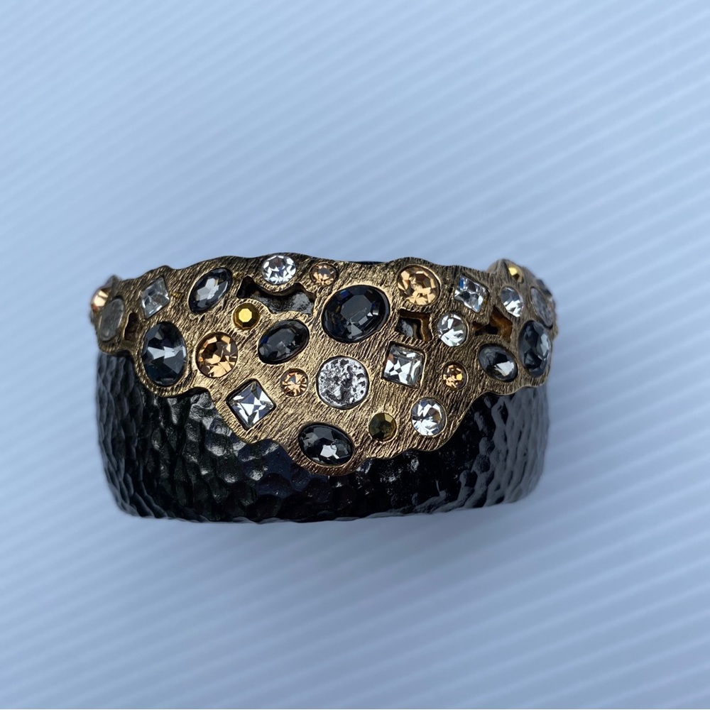 Tat2 Designs Hammered Bangle Bracelet